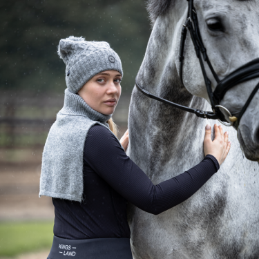 Gorro Kingsland KLGenevieve em Tricô Cinza escuro Cinzento