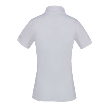 Camisa de competição Kingsland Classic de mangas curtas com gola alta feminina Camisa de competição Kingsland Classic de mangas curtas com gola alta feminina