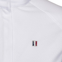 Camisa de concurso Kingsland Classic de manga curta feminina Branco