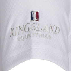 Camisa de concurso Kingsland Classic de mangas curtas Júnior Meninas Camisa de concurso Kingsland Classic de mangas curtas Júnior Meninas