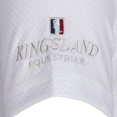 Camisa de concurso Kingsland Classic de mangas curtas Júnior Meninas Camisa de concurso Kingsland Classic de mangas curtas Júnior Meninas