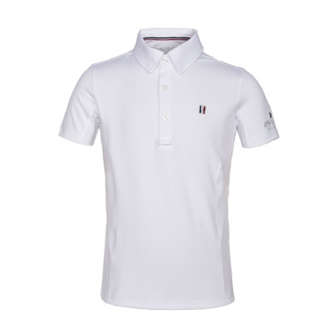 Camisa de competição Kingsland Classic de mangas curtas Júnior Meninos