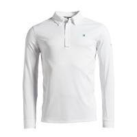 Camisa de concurso Kingsland Classic de mangas compridas para homem Branco
