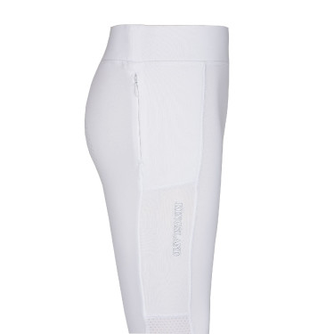 Legging Kingsland Classic KLkemmie com culote integral Júnior Meninas Branco