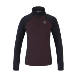 Camiseta de treino 3/4 Kingsland KLerin com zíper feminina