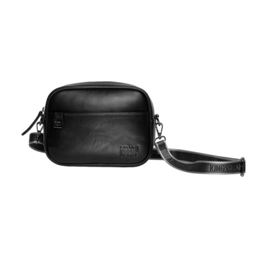 Bolsa Kingsland KLflavia com logotipo em relevo Bolsa Kingsland KLflavia com logotipo em relevo
