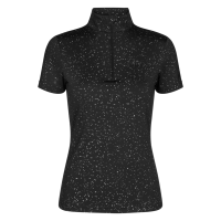 Camiseta de treino Kingsland KLinci meia-zíper feminina Preto