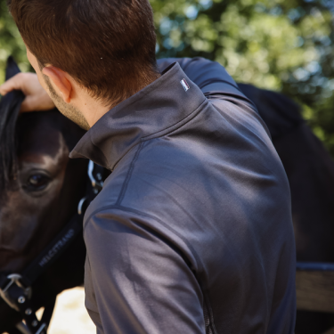 Camiseta Kingsland Classic de Treinamento Edição Limitada masculina Cinza ferro forjado Cinzento