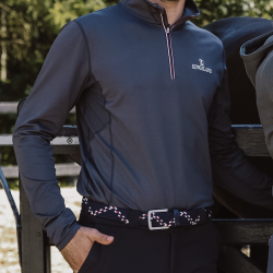 Camiseta Kingsland Classic de Treinamento Edição Limitada masculina Cinza ferro forjado Cinzento