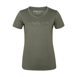 Camiseta Kingsland feminina com decote em V