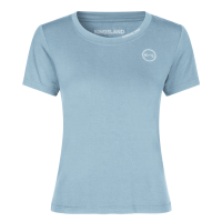 T-shirt Kingsland KLhalle feminino Denim azul desbotado