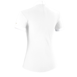 Wettkampfpolo Flags & Cup Isla Kurzarm Branco