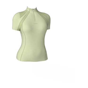 Camiseta térmica de malha com mangas curtas LeMieux Mia Feto Verde