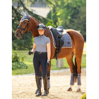 Camiseta térmica de malha com mangas curtas LeMieux Mia Damásco Laranja Camiseta térmica de malha com mangas curtas LeMieux Mia Damásco Laranja