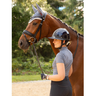 Camiseta térmica de malha com mangas curtas LeMieux Mia Gaio-azul Camiseta térmica de malha com mangas curtas LeMieux Mia Gaio-azul