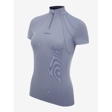 Camiseta térmica de malha com mangas curtas LeMieux Mia Gaio-azul Camiseta térmica de malha com mangas curtas LeMieux Mia Gaio-azul