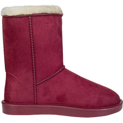 Botas forradas impermeáveis HKM Davos Gossiga Vermelho escuro Botas forradas impermeáveis HKM Davos Gossiga Vermelho escuro