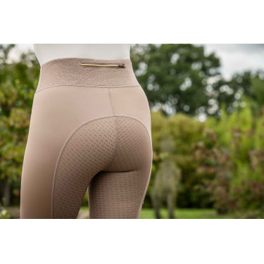 Legging HKM Lavender Bay com assento completo em silicone Legging HKM Lavender Bay com assento completo em silicone