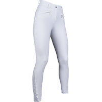 Calça HKM Della Sera Competition CM Style Branco