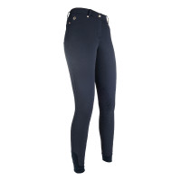 Calças Lauria Garrelli Basic com joelheiras de silicone Azul escuro