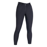 Calça HKM Savona Style com assento completo Alos Preto