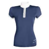 Pólo de competição HKM Crystal Azul escuro Pólo de competição HKM Crystal Azul escuro