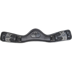 Cilha de couro HKM Dressage Anatomic elástica Cilha de couro HKM Dressage Anatomic elástica