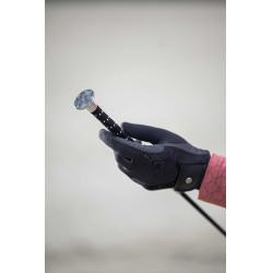 Chicote de adestramento HKM Rosewood Preto