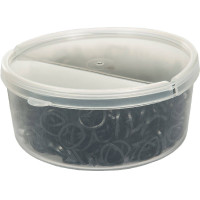 Elásticos para trança HKM Branco Elásticos para trança HKM Branco