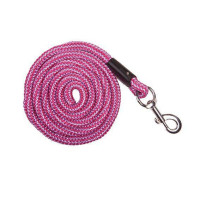 Longe HKM Aachen com mosquetão Rosa vivo / lilás Longe HKM Aachen com mosquetão Rosa vivo / lilás