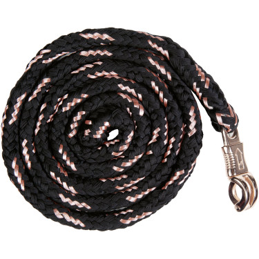 Longe HKM Rosegold com mosquetão de segurança Longe HKM Rosegold com mosquetão de segurança