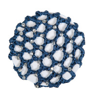 Redinha com pedras brilhantes HKM Azul escuro