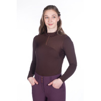 Camiseta técnica HKM Arctic Bay de mangas compridas Castanho escuro