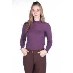 Camiseta técnica HKM Arctic Bay de mangas compridas Lilás escuro
