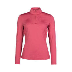 Camiseta técnica HKM Basic de mangas compridas Rosa framboesa Camiseta técnica HKM Basic de mangas compridas Rosa framboesa