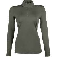Camiseta técnica HKM Basic de mangas compridas Verde escuro