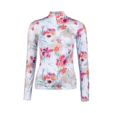 T-shirt técnico HKM Flower de mangas compridas T-shirt técnico HKM Flower de mangas compridas
