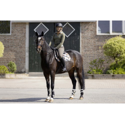 Camiseta técnica HKM Lyon Active de mangas compridas Verde-oliva