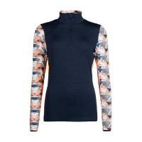 Camiseta técnica HKM Lyon Active de mangas compridas Azul escuro