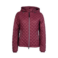 Casaco acolchoado HKM Stella Vermelho escuro Casaco acolchoado HKM Stella Vermelho escuro