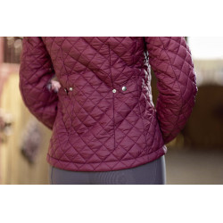 Casaco acolchoado HKM Stella Vermelho escuro Casaco acolchoado HKM Stella Vermelho escuro