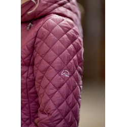 Casaco acolchoado HKM Stella Vermelho escuro Casaco acolchoado HKM Stella Vermelho escuro