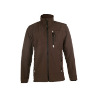 Casaco softshell HKM Sport masculino Castanho escuro Casaco softshell HKM Sport masculino Castanho escuro