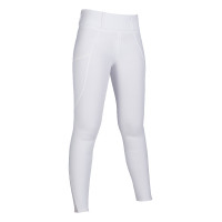Legging HKM Lisa com grip de silicone completo Branco