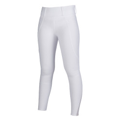 Legging HKM Lisa com grip de silicone completo Branco