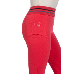 Legging HKM Aymee com assento completo em silicone Rosa Legging HKM Aymee com assento completo em silicone Rosa