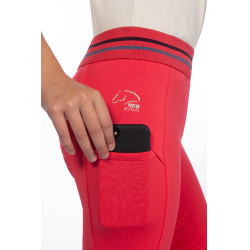 Legging HKM Aymee com assento completo em silicone Rosa Legging HKM Aymee com assento completo em silicone Rosa