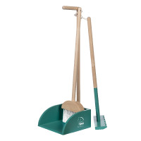 Pá e ancinho para esterco HKM Hobby Horsing Verde escuro