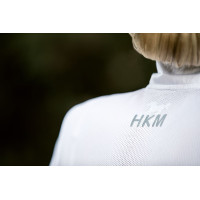Polo de competição High Function HKM Branco Polo de competição High Function HKM Branco