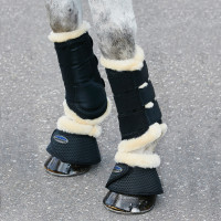 Sino WeatherBeeta com borda de lã pura Preto Sino WeatherBeeta com borda de lã pura Preto